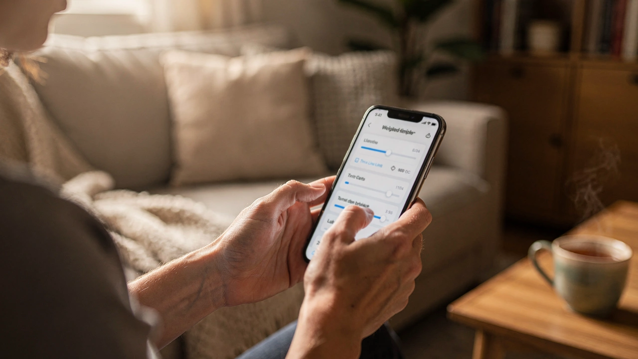 Persoon stelt bewust limieten in op gokaccount op telefoon
